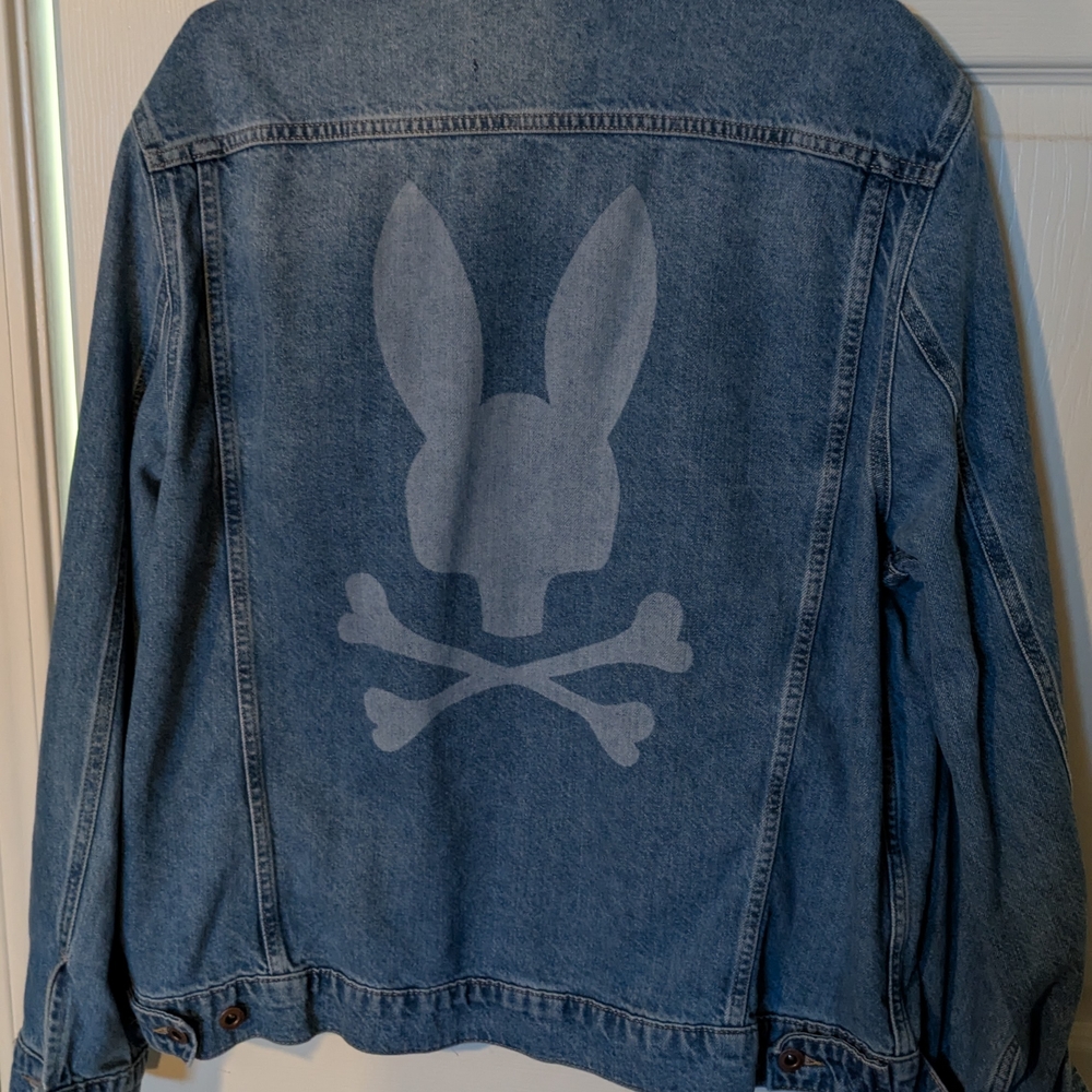 Psycho Bunny Men's Denim Jacket